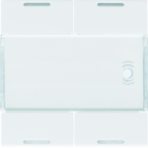 Tecla x4 gallery KNX com LED, branco