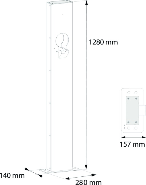 Pedestal básico simples