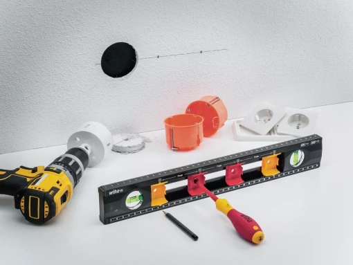 Electrician's spirit level 40 cm