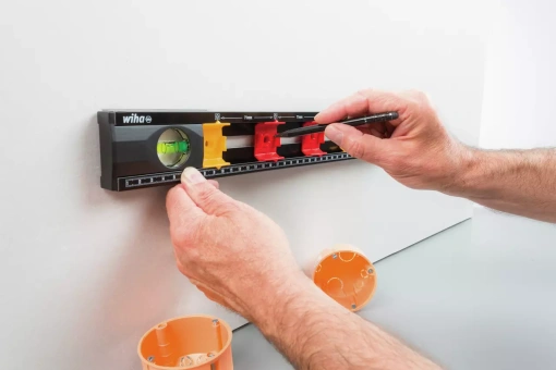 Electrician's spirit level 40 cm