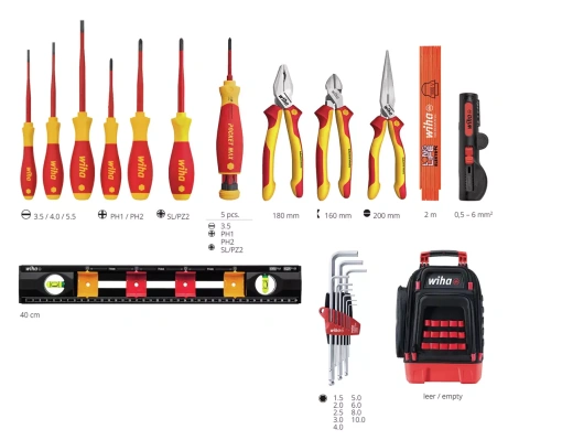 Mochila de Ferramentas electric de 27 pçs.