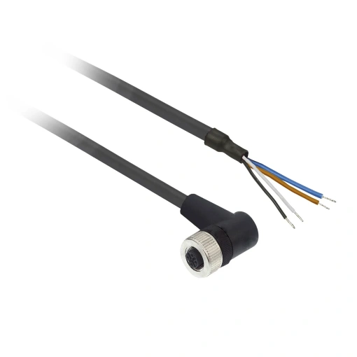 Conector fêmea PVCOR pré-cabeado - XZCP1241L15