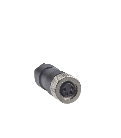 Conector M8 angular, 3 pinos - XZCC8FCM30S