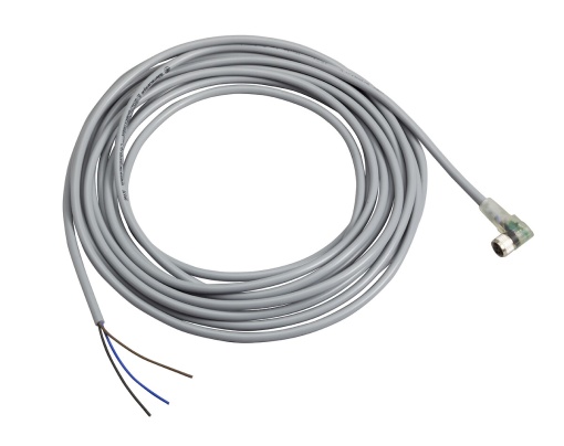 Conector fêmea PVC, M8, pré-cabeado – XZCPV0766L5