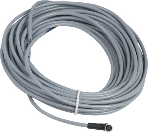 Conector fêmea PVC, M8, pré-cabeado – XZCPV1041L10