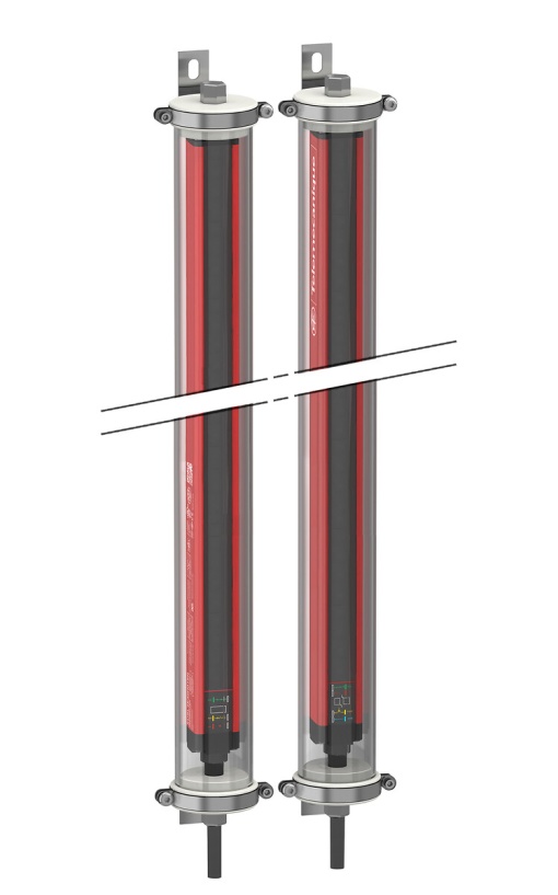 Cortina de luz de segurança LC E T4 4 feixes H910 D8–17 m IP69 – XUSL4E4BB091LWC