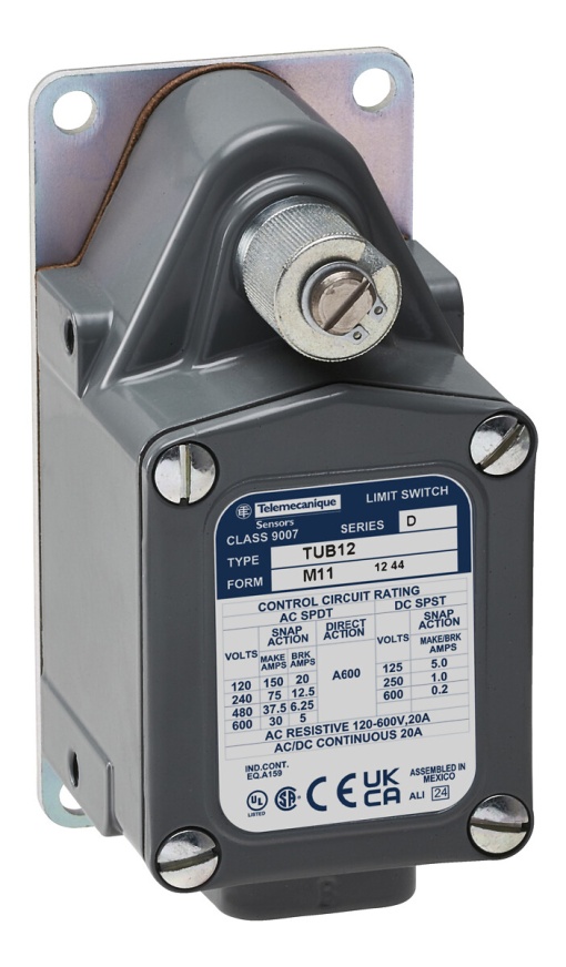 LIMIT SWITCH 600VAC 12AMP T +OPTIONS