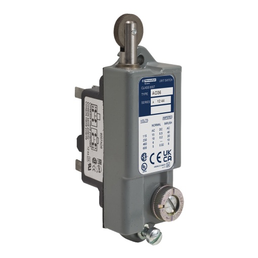 LIMIT SWITCH 600VAC 15AMP AO +OPTIONS