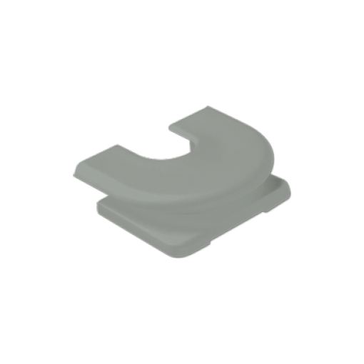 Accesorio cable y minicanal. Gris piedra