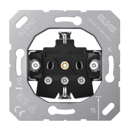 Enchufe sin cazoleta conexión tornillos