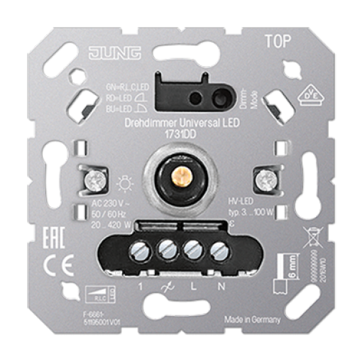 Dimmer giratorio universal para LED