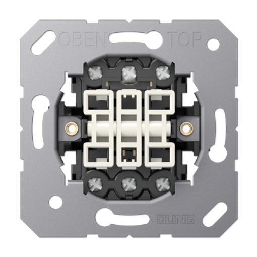 Mecanismo interruptor conmutador triple