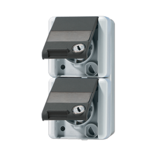 Enchufe doble vert. WG 800