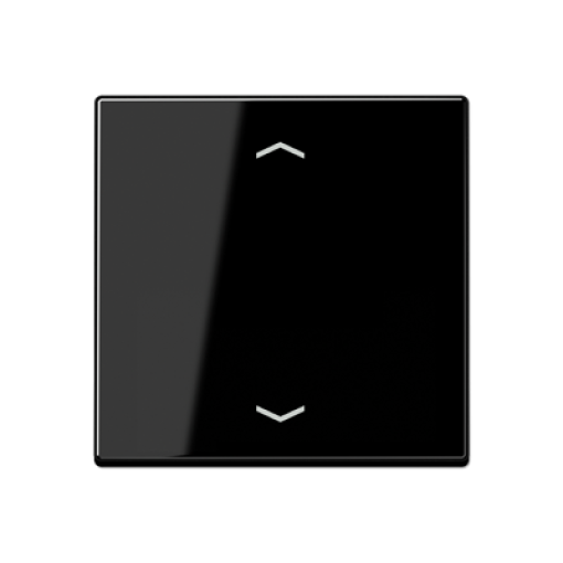 Tecla simple pulsador pers. A negro