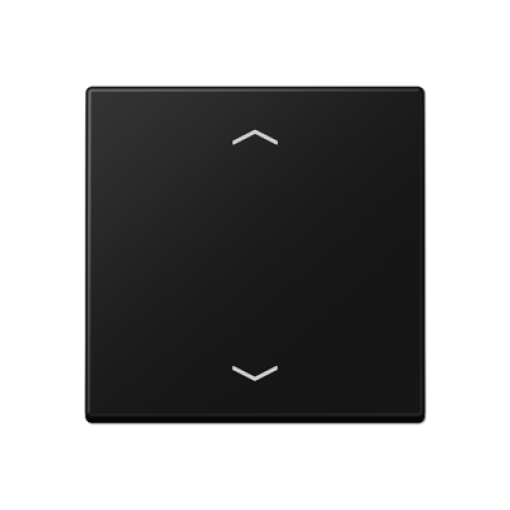 Tecla simple pulsador pers. A negro mate