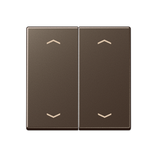 Tecla doble pulsador pers. A mokka