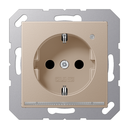 Enchufe SCHUKO con luz LED. A cava