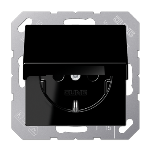 Enchufe t. abat. prot. contacto A negro