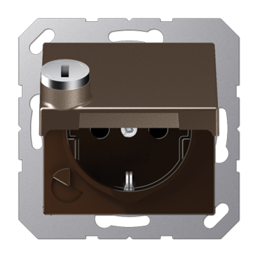 Enchufe c cierre seg. abat. A mokka