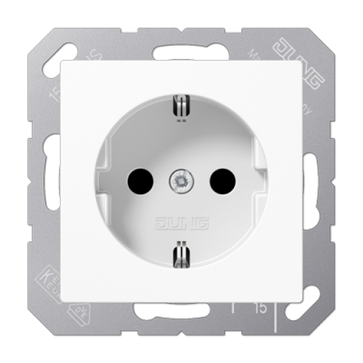 Enchufe SCHUKO prot. contacto A bl alpi