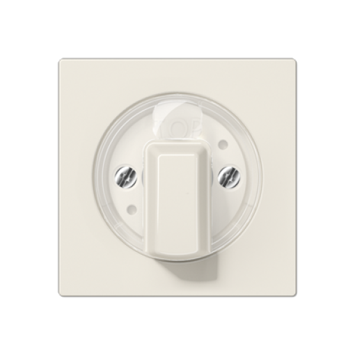 Placa interruptor giratorio A bl marfil