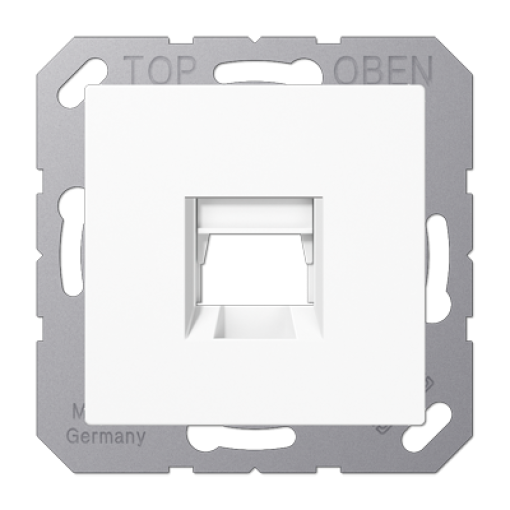 Placa Modular Jack 1 toma A bl alpi