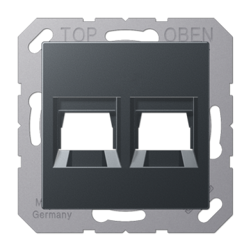 Placa Mod.Jack 2 tomas A antra.