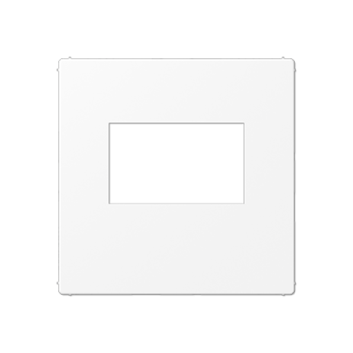 Placa USB A blanco mate