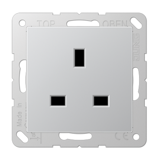 Enchufe British Standard A aluminio