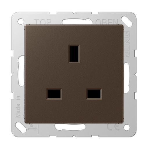 Enchufe British Standard. A mokka