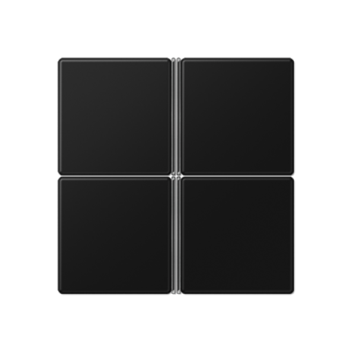 Kit teclas mód. F40 4 fases A negro mate