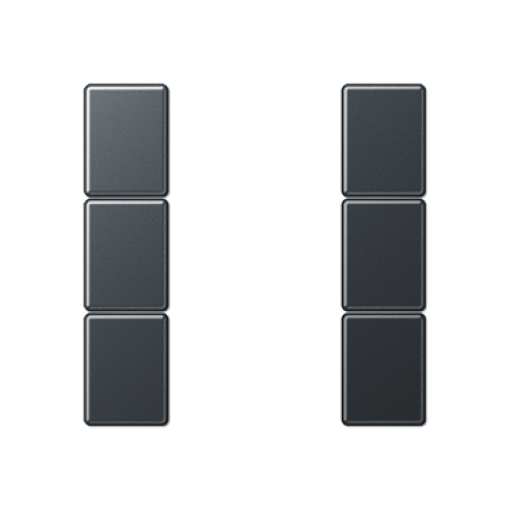 Kit teclas mód. F50 3 fases. A antracita