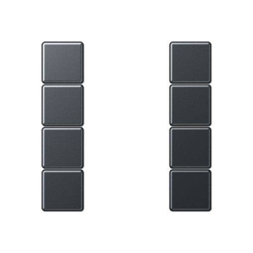 Kit teclas mód. F50 4 fases. A antracita