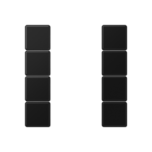 Kit teclas mód. F50 4 fases A negro mate