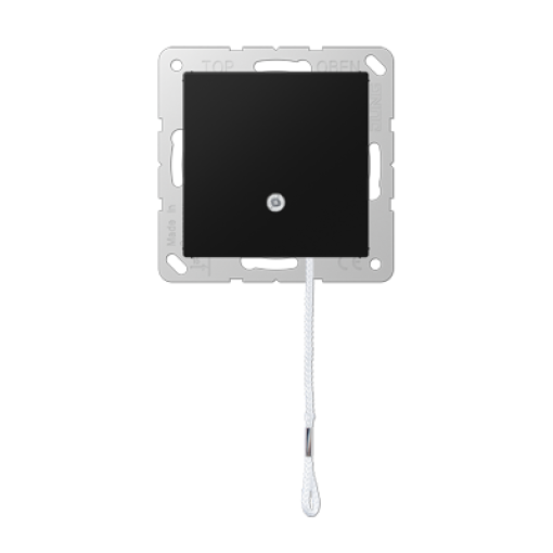 Interruptor c tirador A negro mate