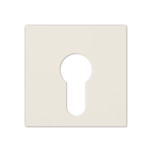 Placa interruptor llave A blanco marfil