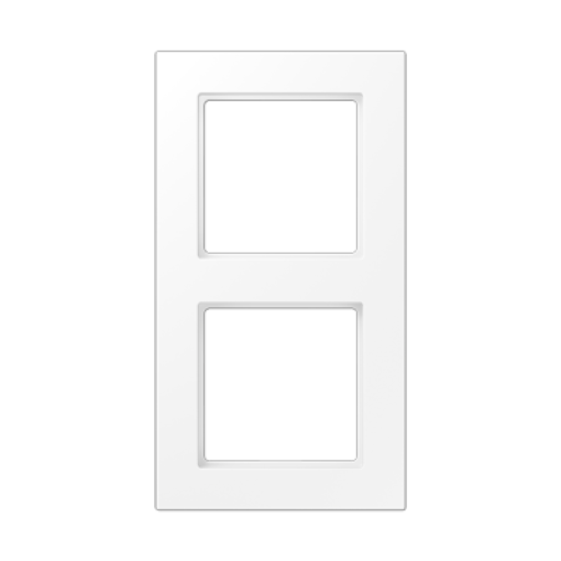 Marco doble A 550 blanco mate