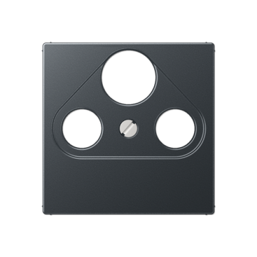 Placa toma SAT TV. A antracita