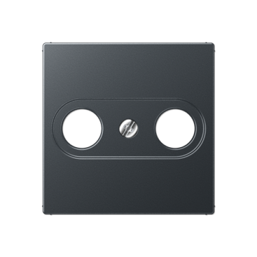 Placa toma TV. A antracita