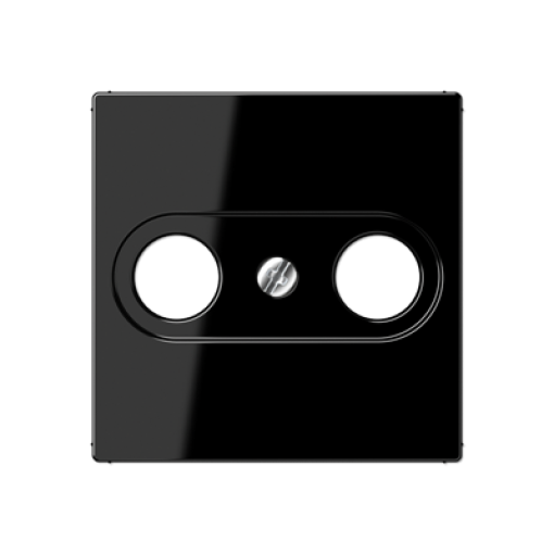 Placa toma TV. A negro