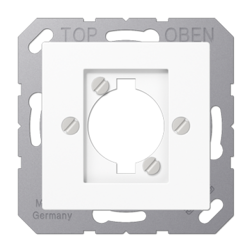 Placa para enchufe XLR A bl. alpi