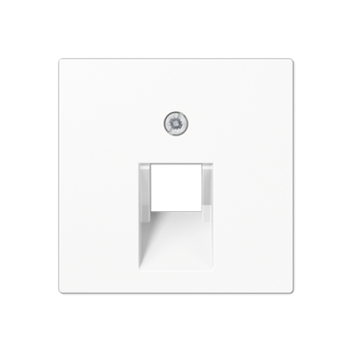 Placa central telef. A blanco alpino