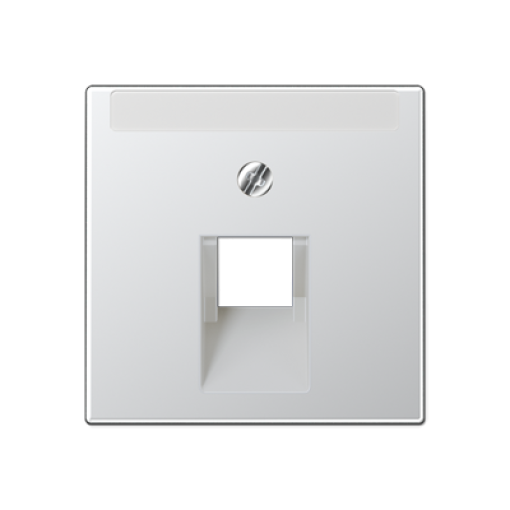 Placa central telef. Inscr. A aluminio