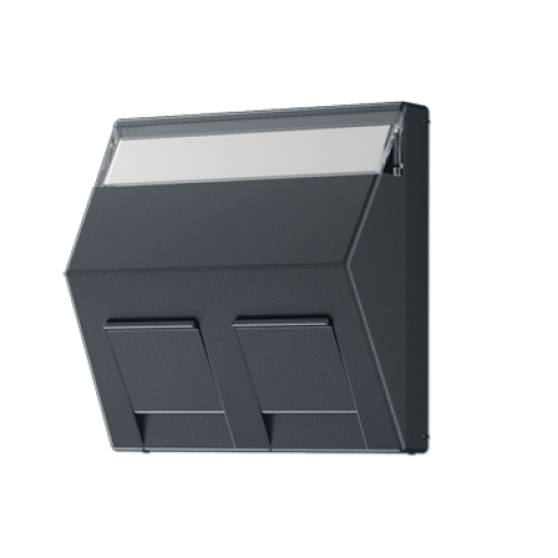 Placa Mod. Jack 2 tomas inscr. A antra.