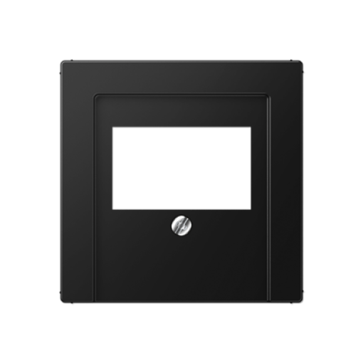 Placa telef. TAE A negro mate