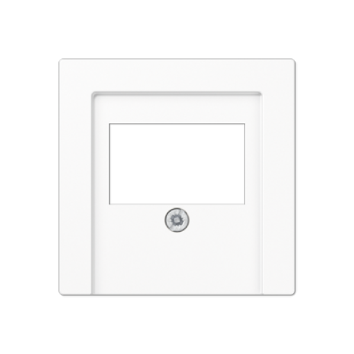 Placa telef. TAE A blanco alpino