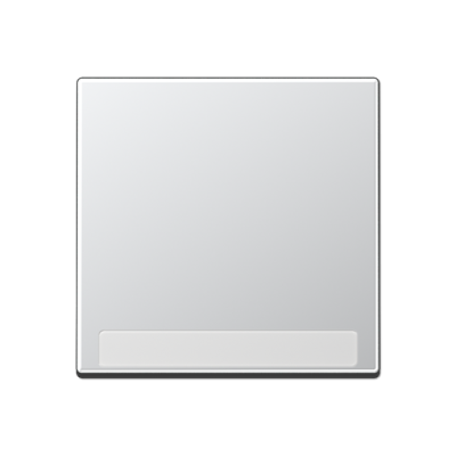 Tecla simple con reg. inscr. A aluminio