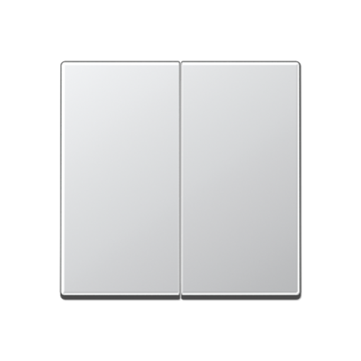 Tecla doble A aluminio