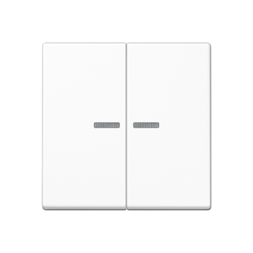 Tecla doble cvisor A blanco alpino