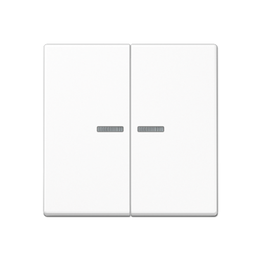 Tecla doble cvisor A blanco alpino